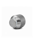 Balystik Bouchon en aluminium CNC pour bouteille HPA avec joints - Titanium Silver