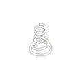 Conical spring 001